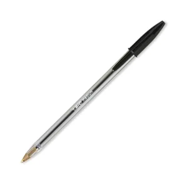 Bic Cristal Original Medium 1.0MM Black Pen