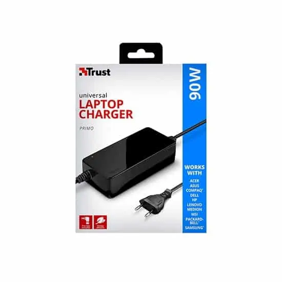 Trust Primo Universal Laptop Charger 90W-19V TRS22142