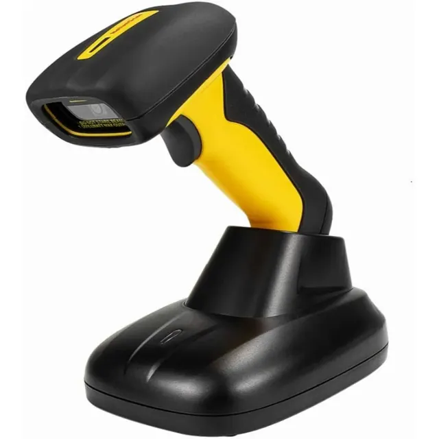 Netum 1202W Wireless 2D Barcode Scanner with Charging Cradle NS-1202W