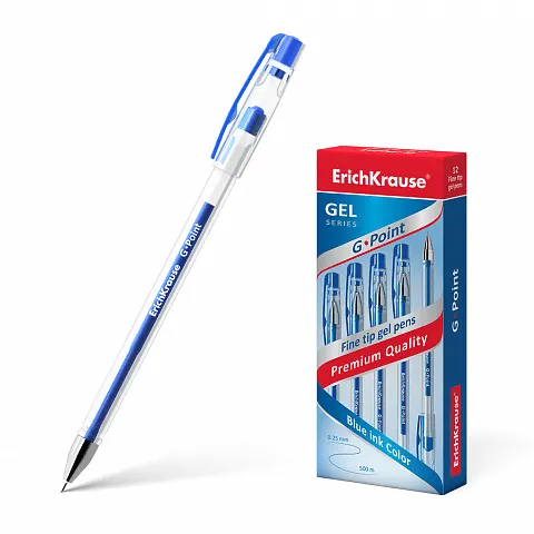 Erichkrause Gel Ink Pen G-Point Blue 17627