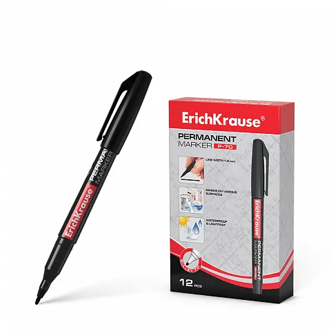 Erichkrause Permanent Marker P-70 Black 37073