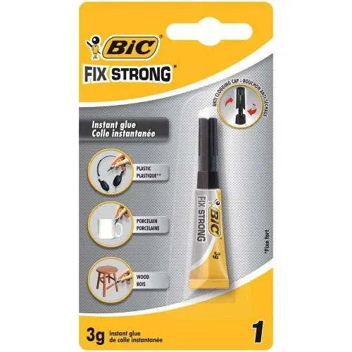 Bic Super Glue Fix Strong 3ML(929089)