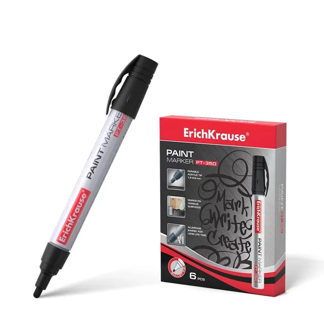 Erichkrause Paint Marker PT-350 Black 37292