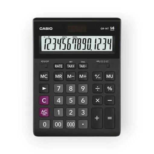 Casio Calculator 14DIGITS GR14T