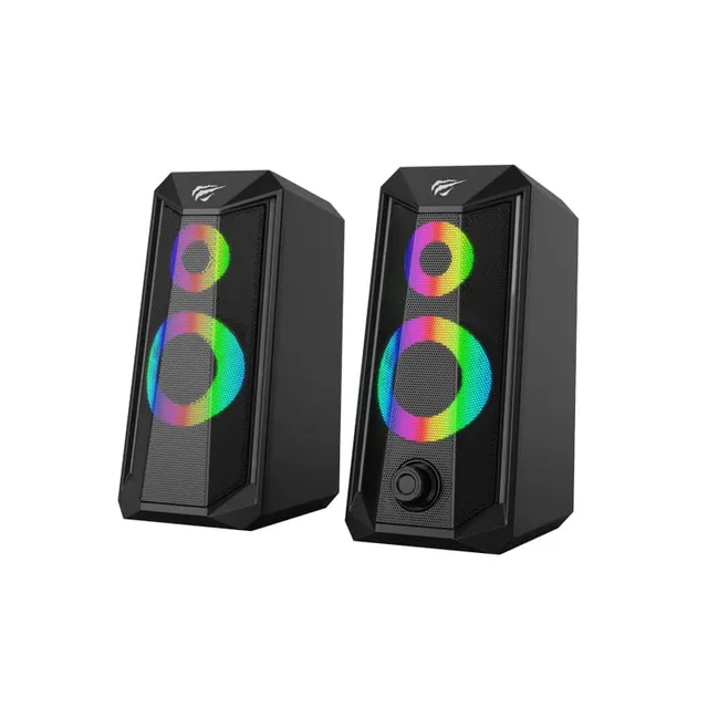 Havit Gaming Stereo RGB Speakers 10W Black SK202