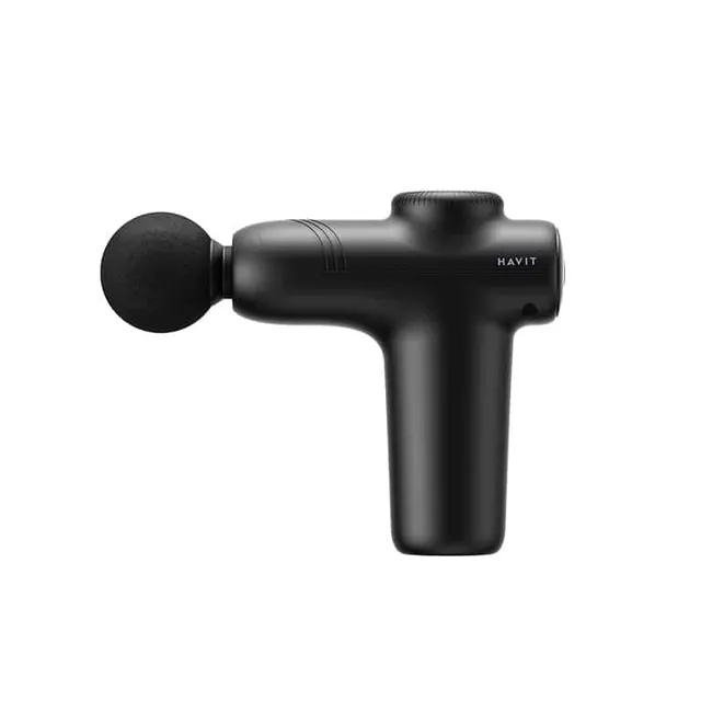 Havit Mini Massage Gun with 4 Massage Heads MG1508 Black