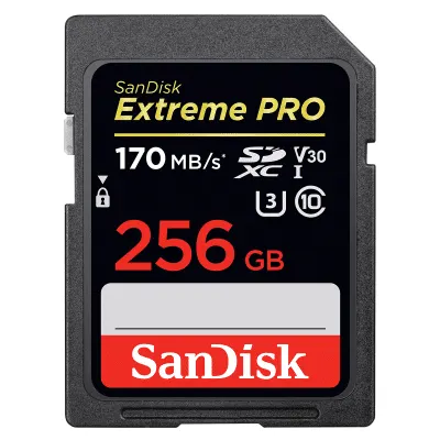 SanDisk 256GB Extreme Pro SDXC Uhs-I Card