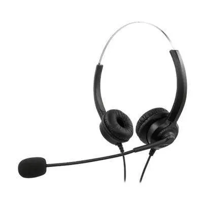 Mediarange Wired USB Headset with Microphone & Control Panel Black MROS304