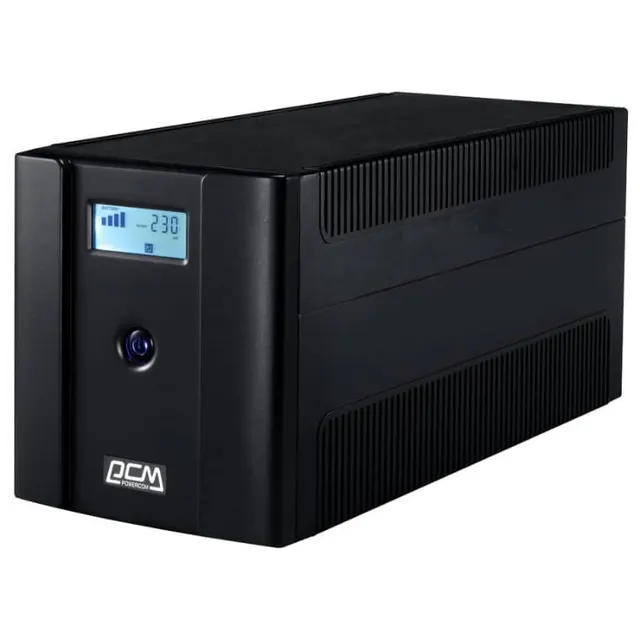 Powercom UPS RPT-1025AP Line Interactive 4 xUniversal Sockets/2xRJ11/2xBatteries 12V7AH