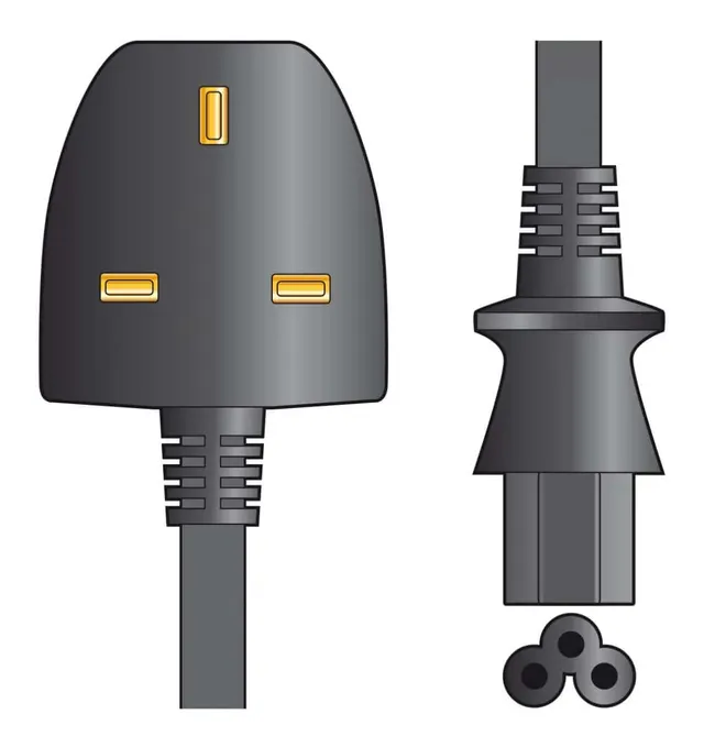 Mercury Power Cable for Laptop Black 3A 1M 114.041UK