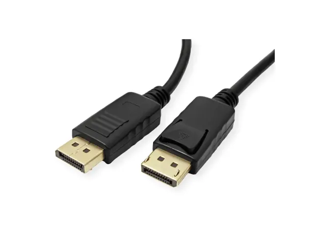 Value Displayport Cable 4K60Hz DP-DP M/M 2M Black