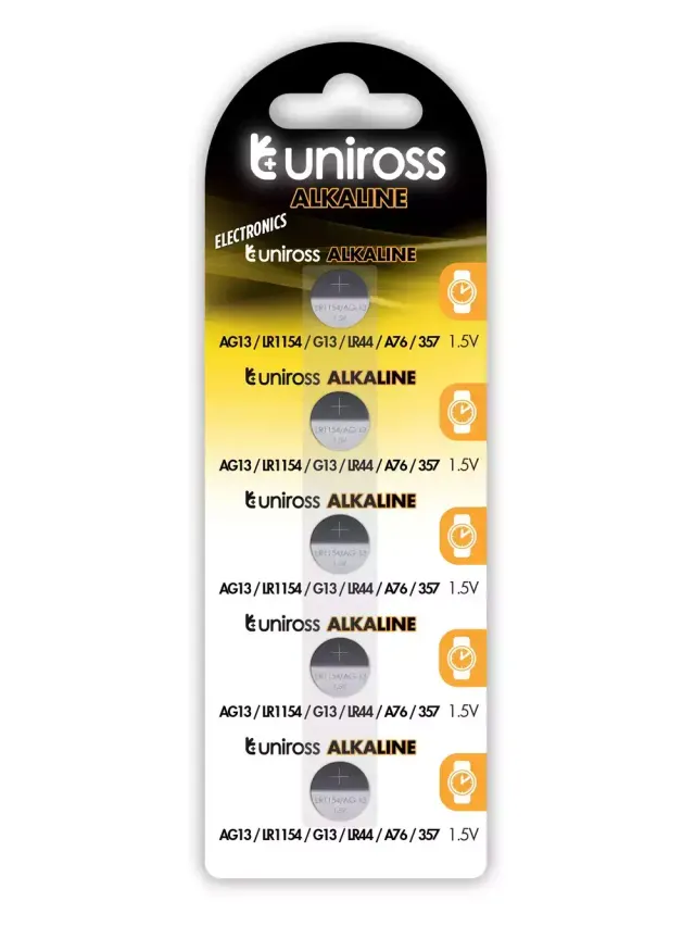 Uniross Battery Alkaline-Coin LR1130 AG10 LR54 10 pcs
