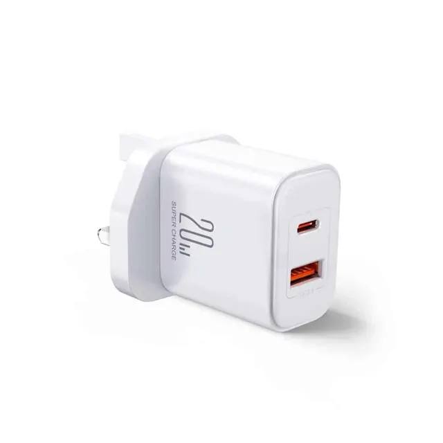 Joyroom Charger 20W Usb-A & Usb-C White UK