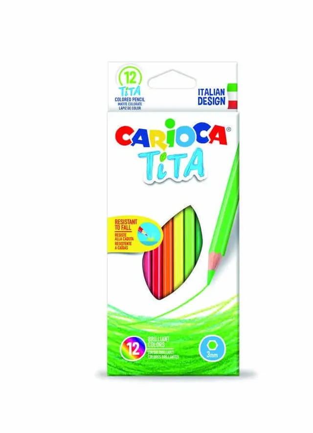 Carioca Colur Pencils Tita Woof Free Box of 12PCS N.42793