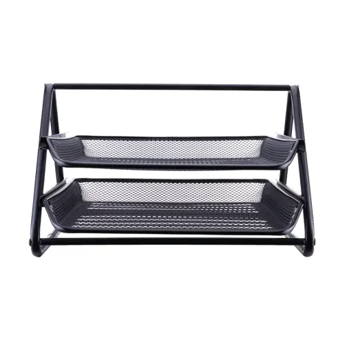 Deli Telleno 2-TIER Tray Black DL-E9183