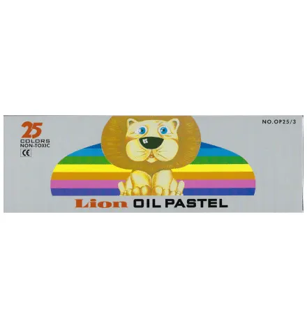 Lion Oil Pastel 25 Col. P25/3-OP25/S