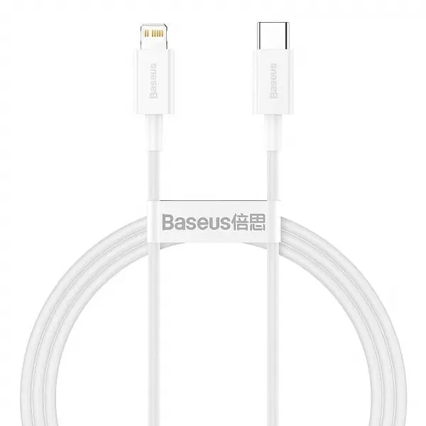 Baseus Type-C to Lightining 1,5M White 20W