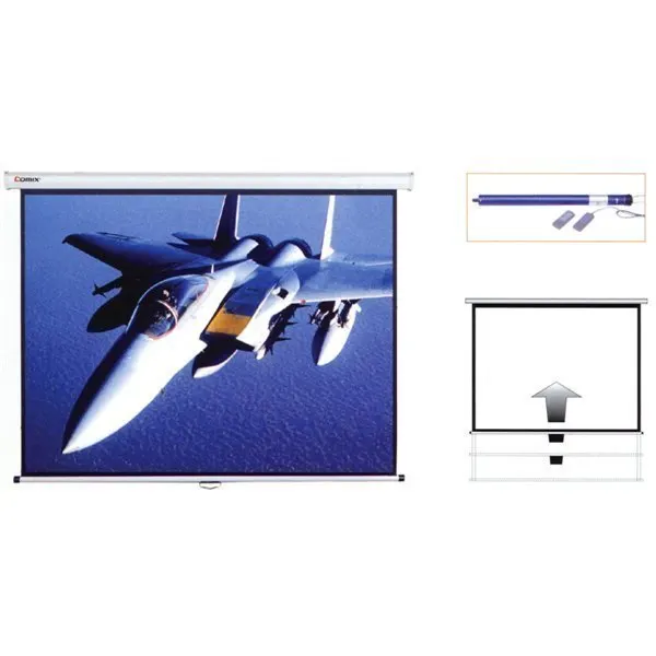 Comix Projector Motorized Screen 245X245 M96