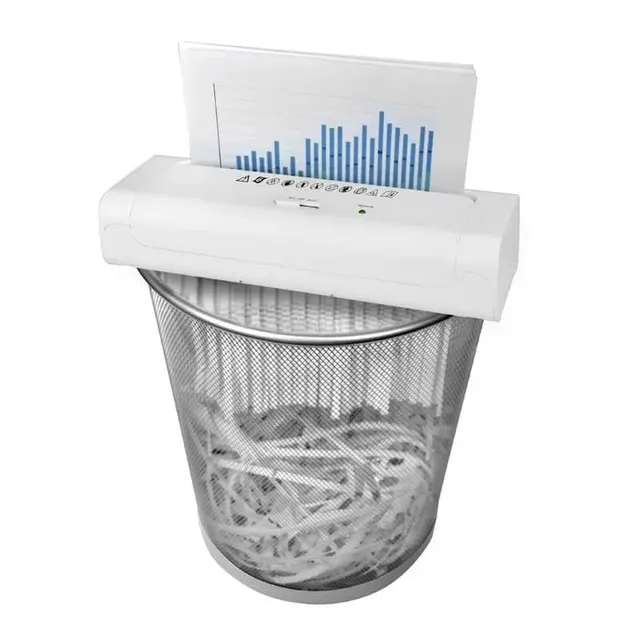 Monolith Portable Stripe-Cut Paper Shredder (No Bin) MA601 White
