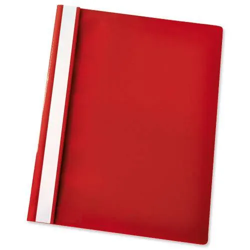 Esselte PVC A4 Flat File Red 28316