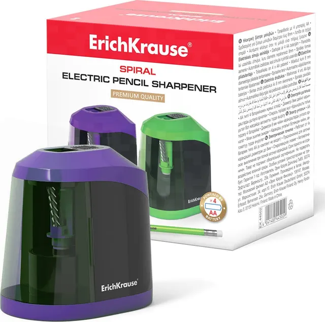 Erichkrause Electric Sharpener Spiral with Container 44502