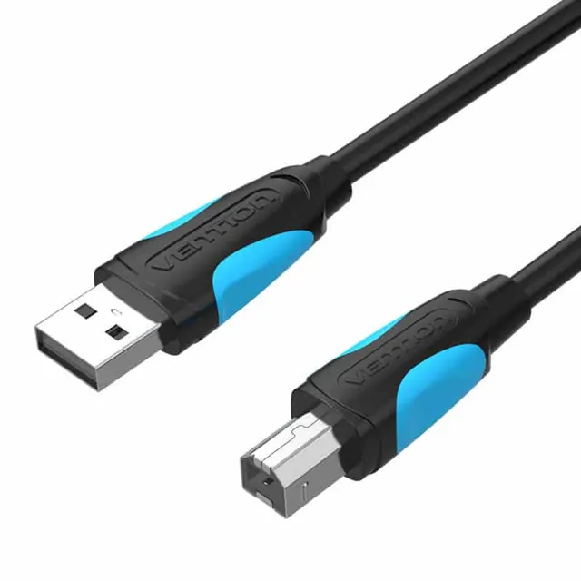 Vention USB-2.0 to Usb-B Printer Cable 5M Black (VAS-A16-B500)