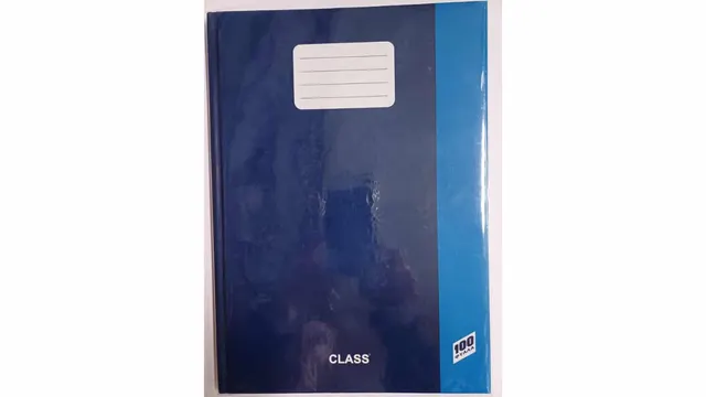 Class PVC Exercise Book A4 100SHEETS Hard Cover HB02291
