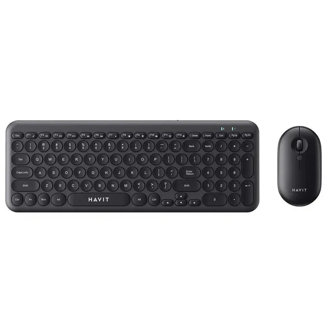 Havit Wireless Us Slim Keyboard & Mouse Combo KB254GCM Black