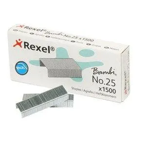 Rexel Staples N.25 (1500) Bambi