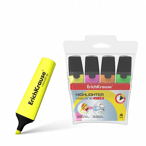 Erichkrause Highlighter Visioline V-12 (4 pcs) 32504
