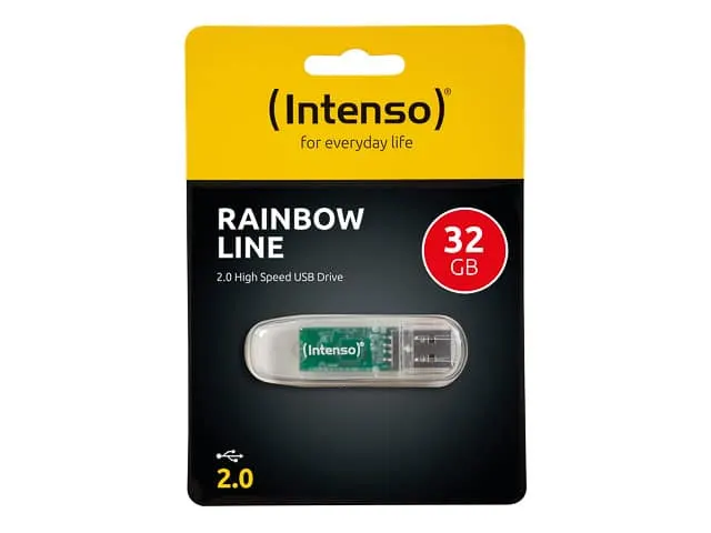 Intenso USB Flash 2.0 Transparent 32GB Rainbow Line