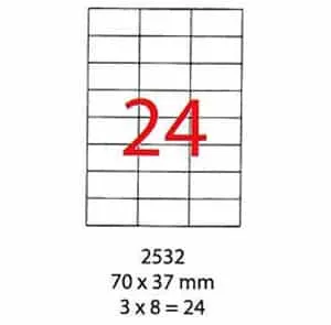 Smart Laser Label 70X37MM