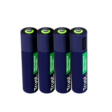 Trust Usb-C Rechargable Aaa Batteries 4 pcs 25671 ( (Built-In Charge Port)