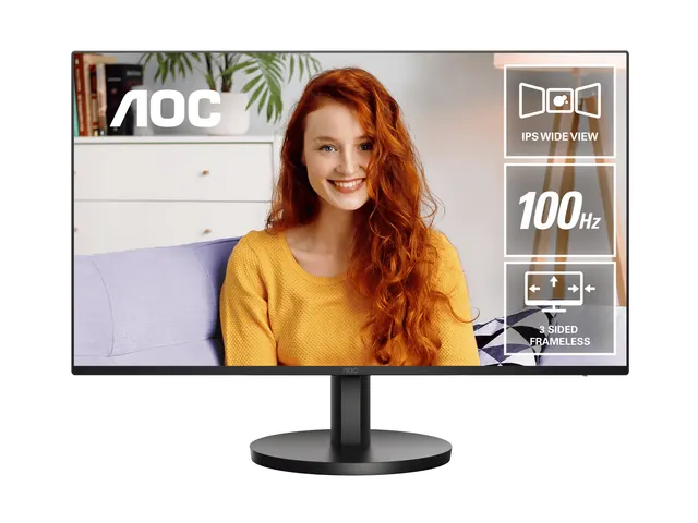 Aoc Monitor 27" LED Vga/Hdmi 100Hz with Speakers 27B3HA2