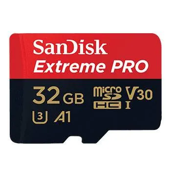 Sandisk Extreme microSDHC 32GB + SD Adapter + RescuePro Deluxe - 100MB/s