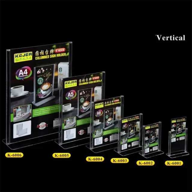 Acrylic Stand A6-KEJEA T-Shape K-6004