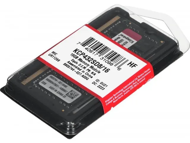 Kingston 16GB DDR4 Sdram Memory Module KCP432SD8/16
