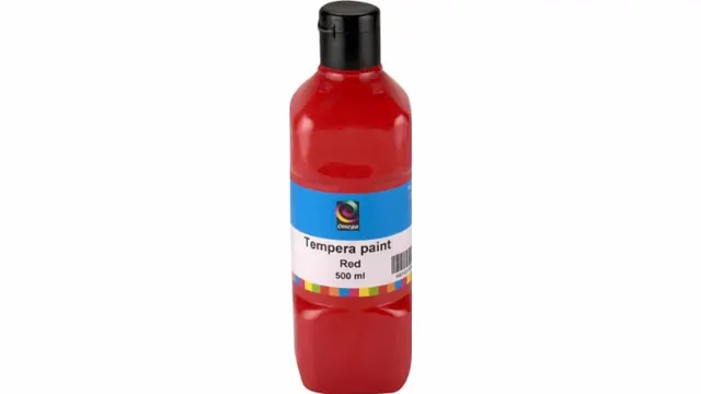 Omega Tempera Paint 500ML Brillant Red TP-4
