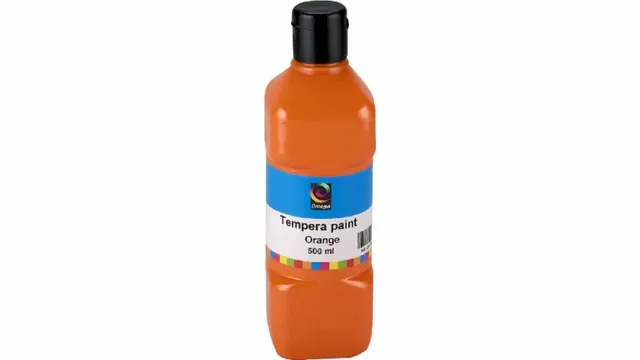 Omega Tempera Paint 500ML Orange TP-5