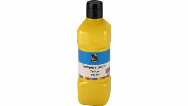 Omega Tempera Paint 500ML Lemon Yellow TP-2