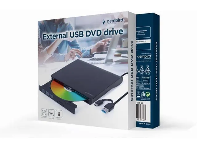 Gembird External USB DVD Drive DVD-USB-031