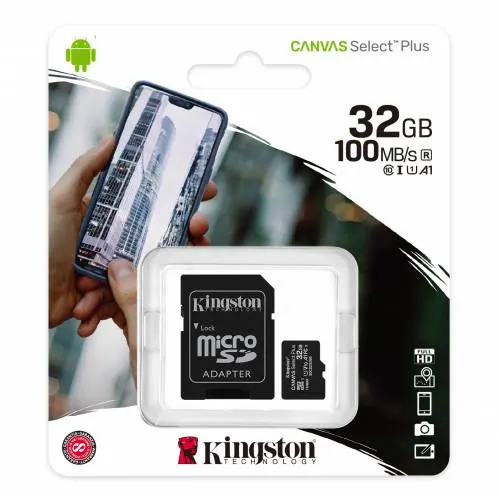 Kingston mSDHC CL10 32GB Canvas Sele SDCS2/32GB