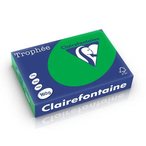 Trophee Karton 160GR Green Billiard 1007