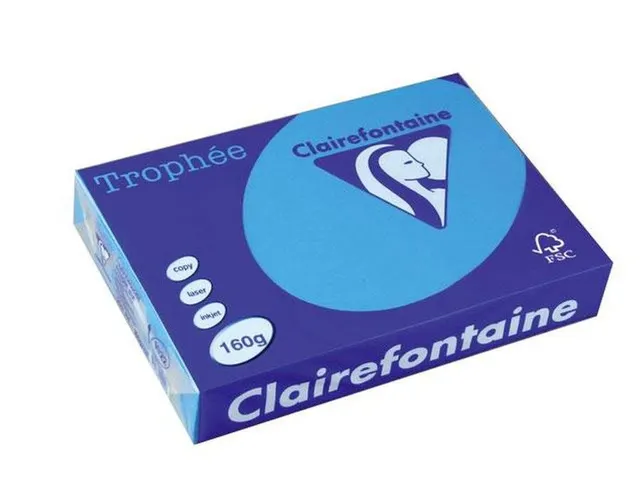 Trophee Karton 160GR Intensive Blue 1022
