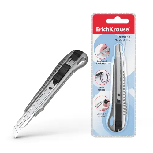 Erichkrause Cutter Metal Auto-Lock 9MM 19157