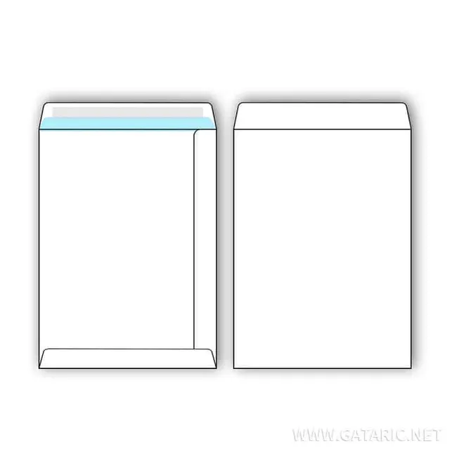 Tto White Envelopes 230X324MM 80GR Peel-N-Seal (500 PCS)N.400290