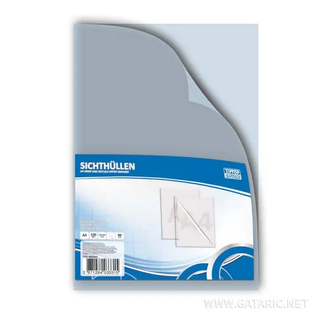 Tto Copy Safe Pockets L-Shape PP A4 (100PCS) 403331
