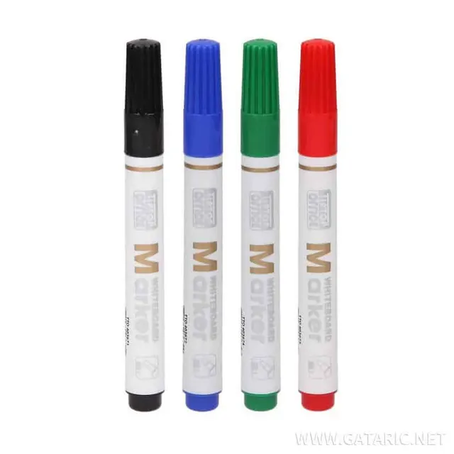 Tto Whiteboard Markers 4-COLOURS Set 403720