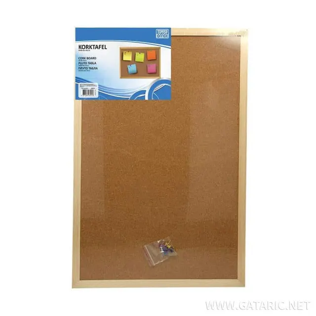 Tto Cork Board 40X60 Wooden Frame 403921