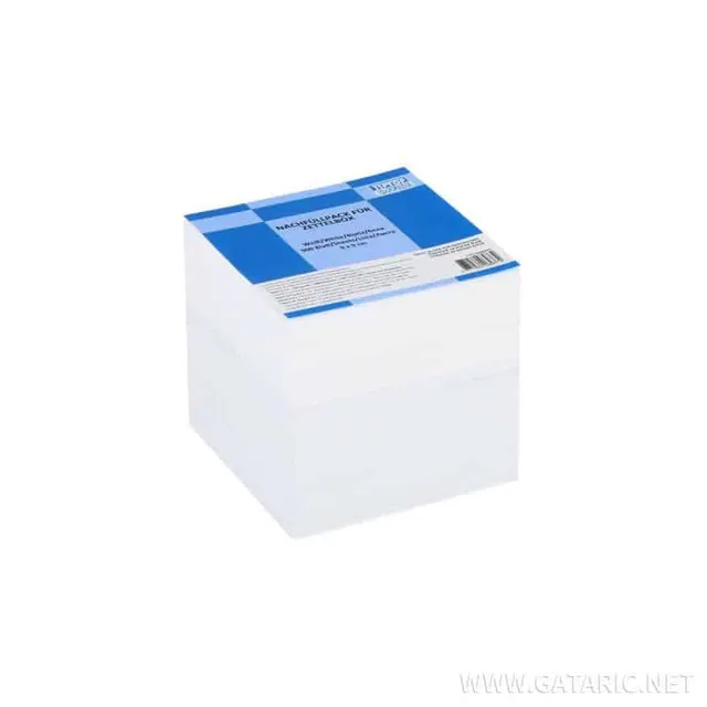 Tto Memo Paper Cube with Gum 404088 White